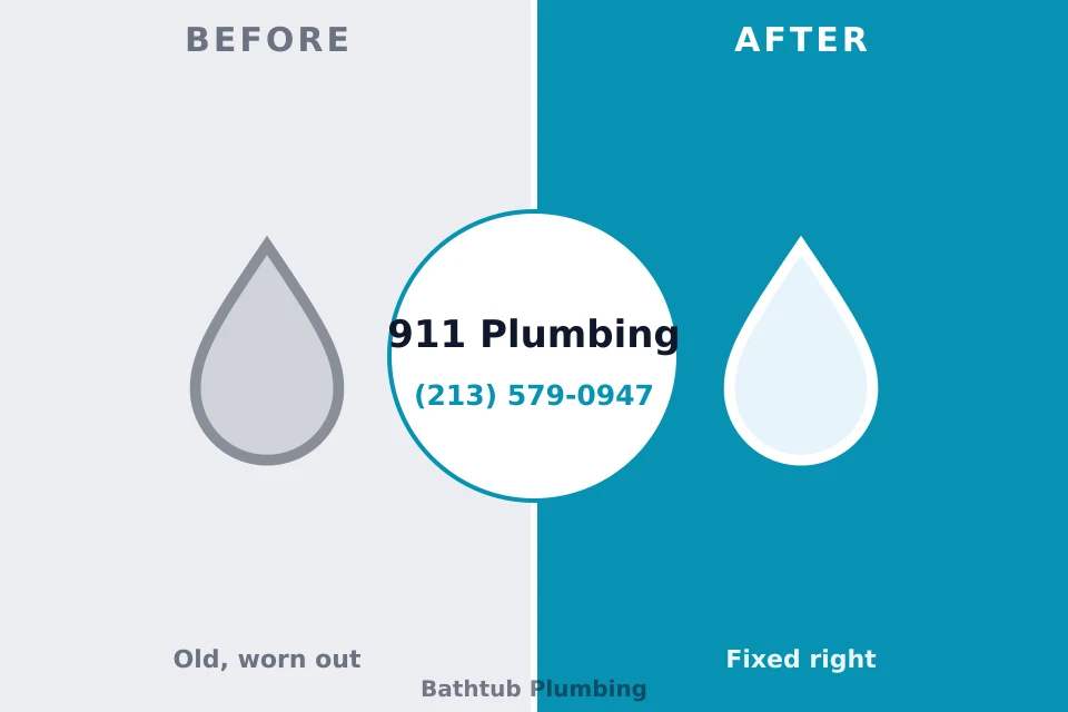 Before and after: plumbing company St. Paul Park, MN